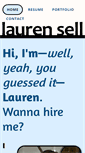 Mobile Screenshot of laurensell.com